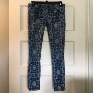 Free people printed jeans